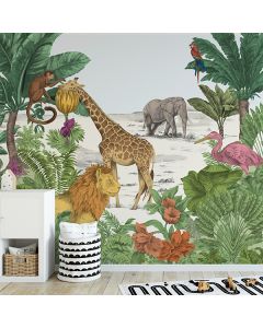 MURAL Watercolour jungle 300cm*280cm