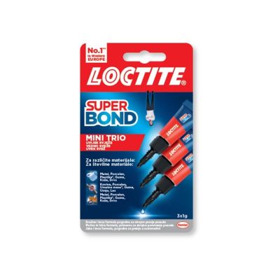 Loctite Mini Trio 3x1 - Super lepak