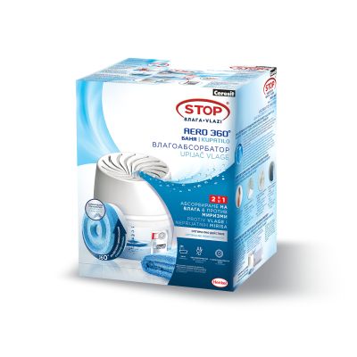 Stop Vlazi Aero 360° aparat za kupatilo beli 450g