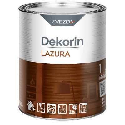 Dekorin Lazura - Tankoslojni lazurni premaz za drvo 0.75L