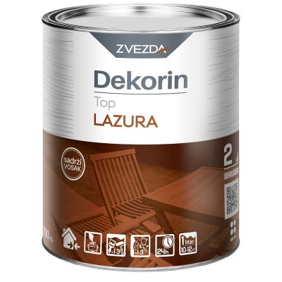 Dekorin Top Lazura - Debeloslojna lazura sa voskom 0.75L