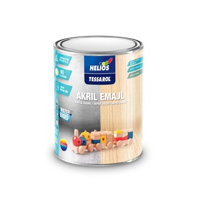 Tessarol - Akrilni emajl za drvo 0.65L bela satin
